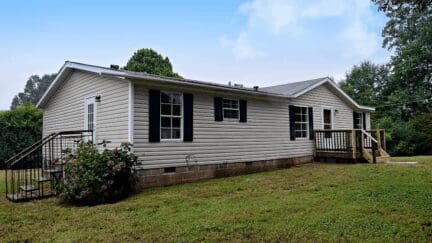 A house in Wilson, where home sellers can choose to sell for cash