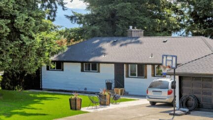 A house in Grafton, where home sellers can choose to sell for cash