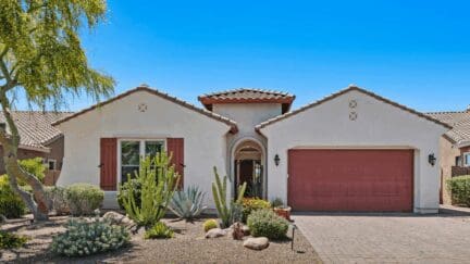 A residential property where various contingencies in real estate apply during a sale