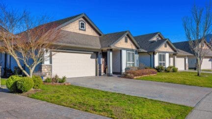 A house in The Woodlands, where home sellers can choose to sell for cash