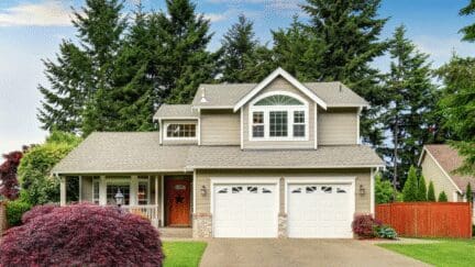 An image of a home being prepared for downsizing