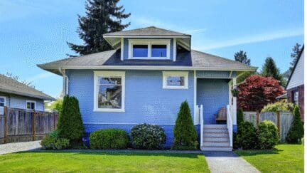 A house in Maplewood, where home sellers can choose to sell for cash