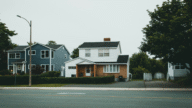 A neighborhood of houses that would be used in a property value estimate.