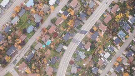 A neighborhood where you might find house comps.