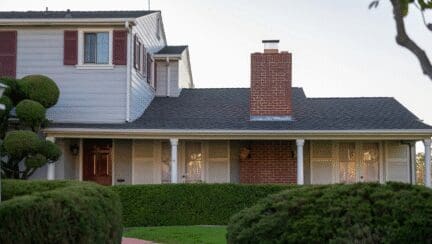 A house with a mortgage