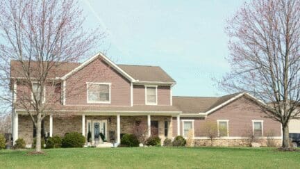 A modern home representing today’s housing market