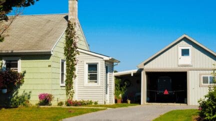 A house in Scranton, where home sellers can choose to sell for cash