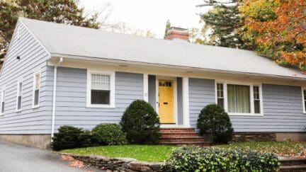 A house in Liberty where home sellers can choose to sell for cash