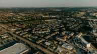Aerial view of a neighborhood in Houston, where homeowners can sell to avoid foreclosure
