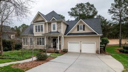 A house in Triangle east where homeowners can sell for cash