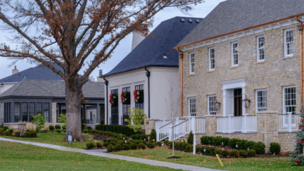 Houses in Overland Park, where homeowners can choose to sell for cash