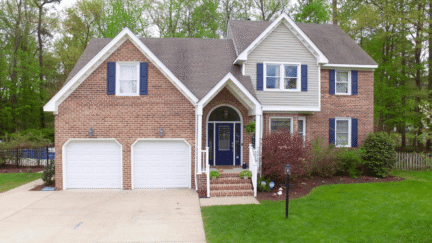 A house in Fredericksburg, where homeowners can explore the option of selling to a we buy houses company