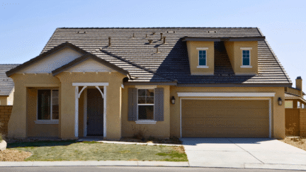 A house in Fresno, where homeowners can choose to sell for cash