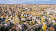 Aerial view of Fort Collins, where homes can sell for cash