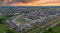 Aerial view of Broken Arrow, Oklahoma, where homes can sell for cash