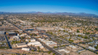 Aerial view of Gilbert, AZ, where homes can sell for cash