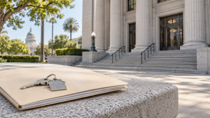 Editorial Illustration for does a California Probate sale need court confirmation