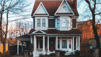A house in New Haven, where home sellers can choose to sell for cash